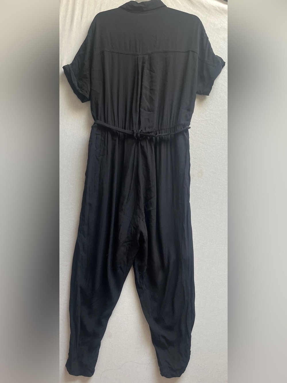 Frank And Oak Commuter Button Front Short Sleeve Shirt Jumpsuit Large - Picture 2 of 16